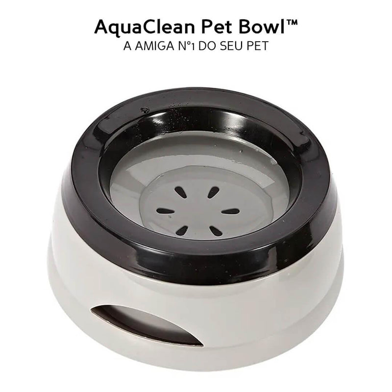 AquaClean Pet Bowl™ - Mantenha seu pet hidratado com estilo e praticidade!