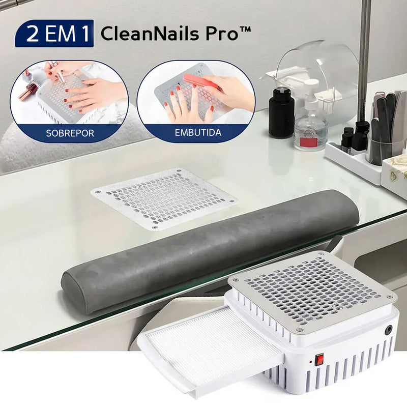 CleanNails Pro™ – Coletor de Pó para Manicure