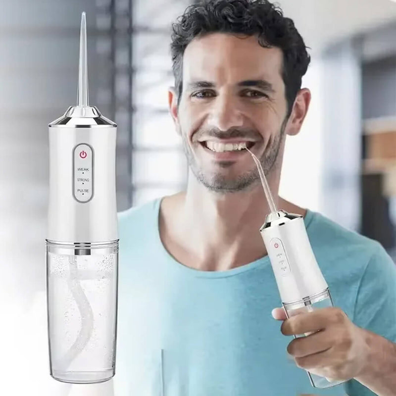 Escova Dental PowerJet - A Limpeza de Consultório, Agora na Sua Casa!